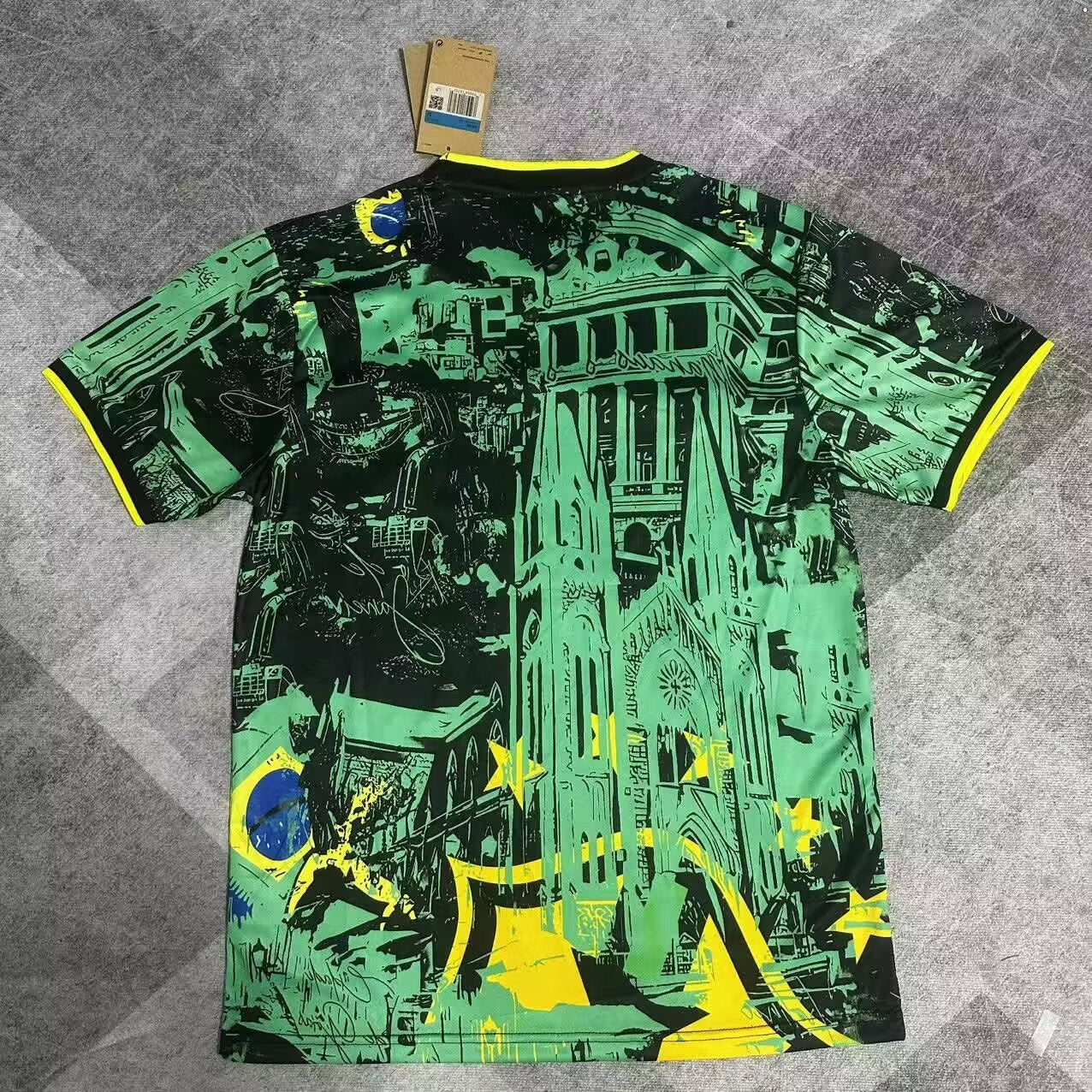 Maillot Brésil Édition Spécial Vert 24/25