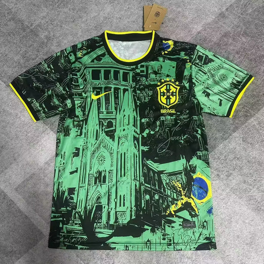 Maillot Brésil Édition Spécial Vert 24/25