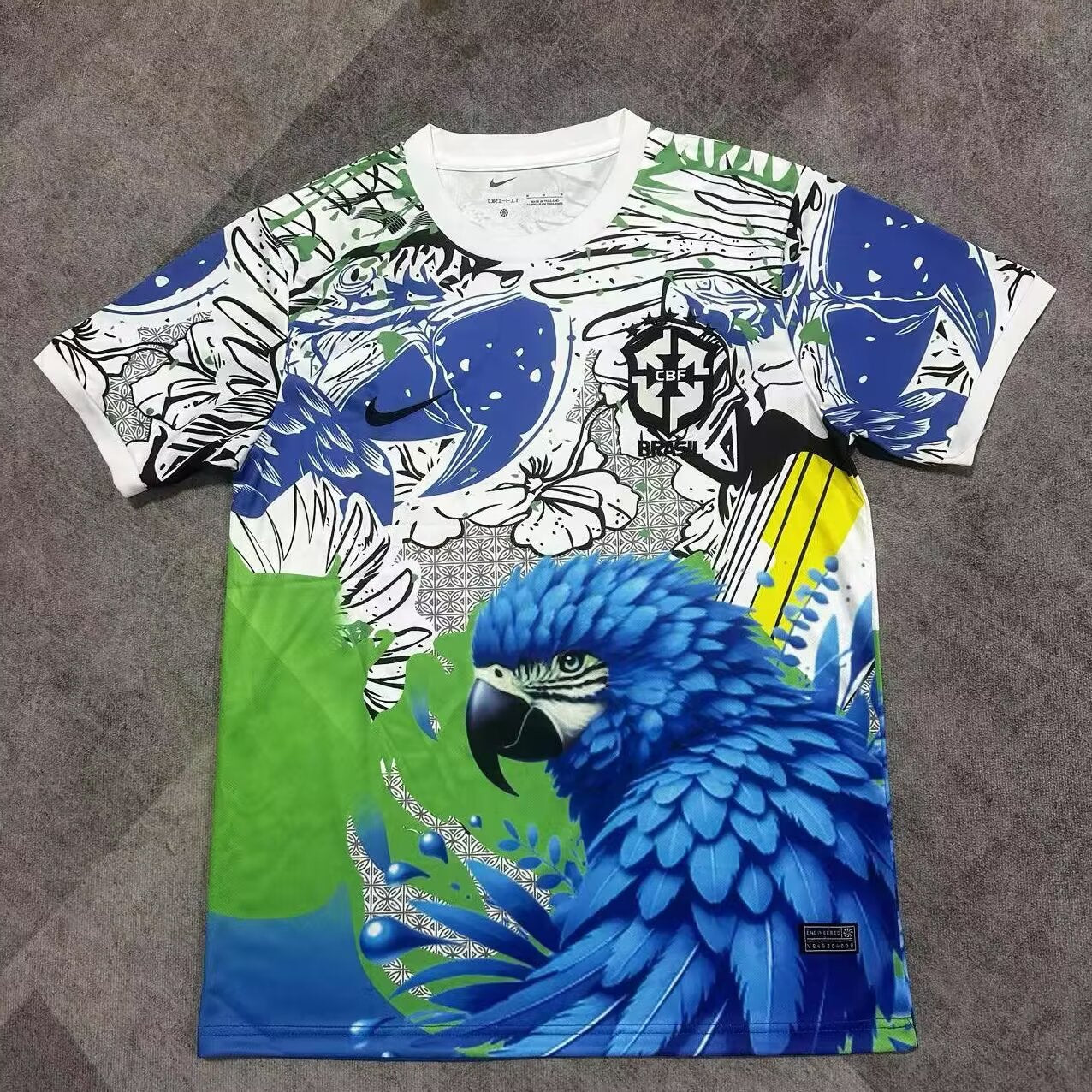Maillot Brésil Édition Spécial Perroquet Bleu 24/25