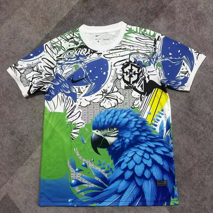 Maillot Brésil Édition Spécial Perroquet Bleu 24/25